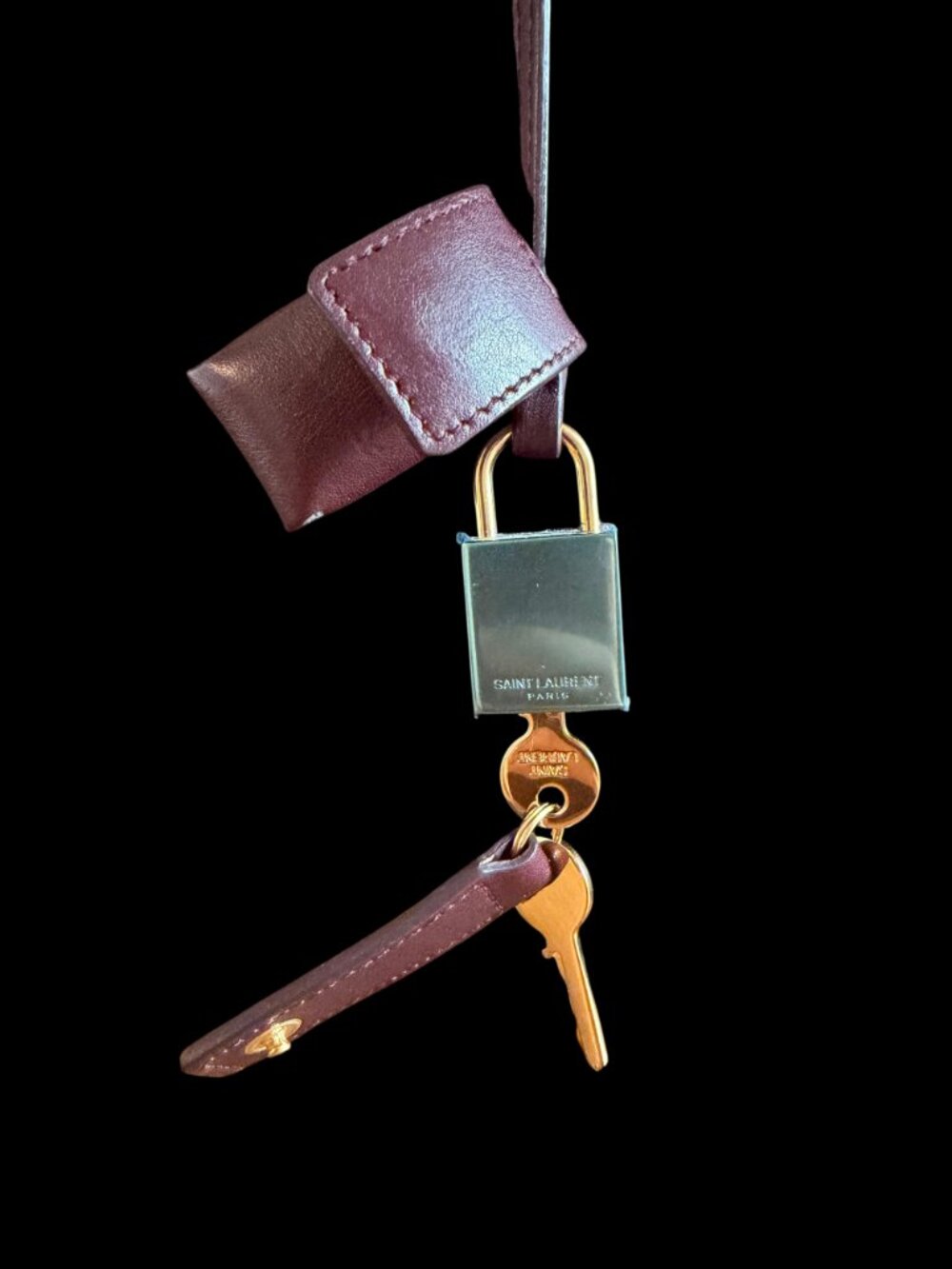 Saint Laurent Sac de Jour Small Burgundy Leather | Full Kit - Picture 7 of 15
